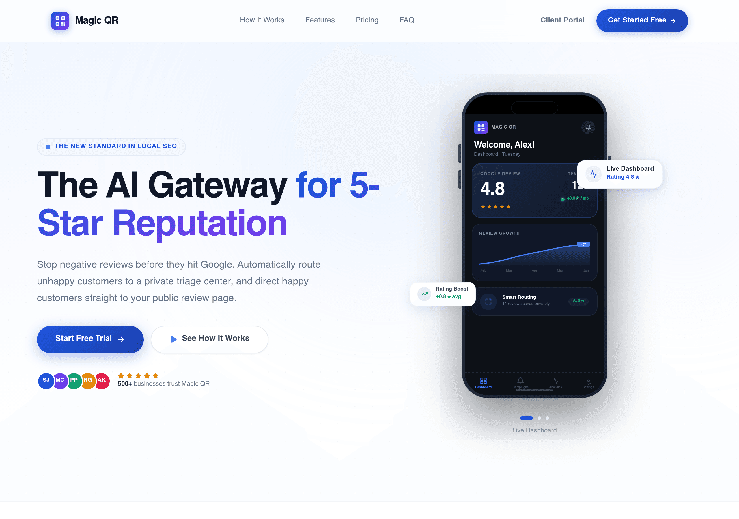 MagicQR — live website screenshot